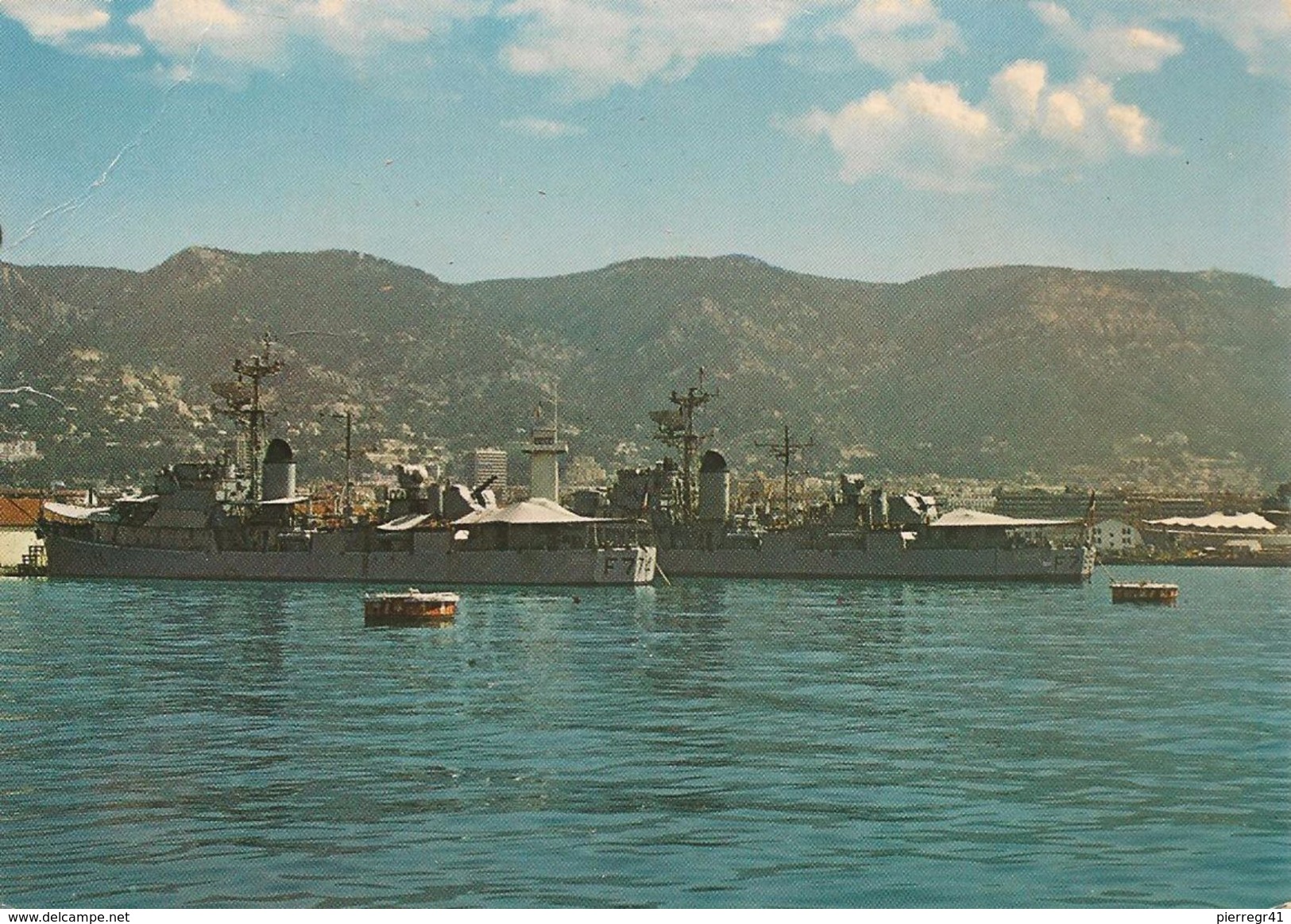 CPA-1965-83-TOULON-MARINE NATIONALE-ESCORTEURS F774 L AGENAIS-F 765 Le NORMAND A QUAI-Démoli An 1980-BE-Pt Pli En Haut G - Guerre