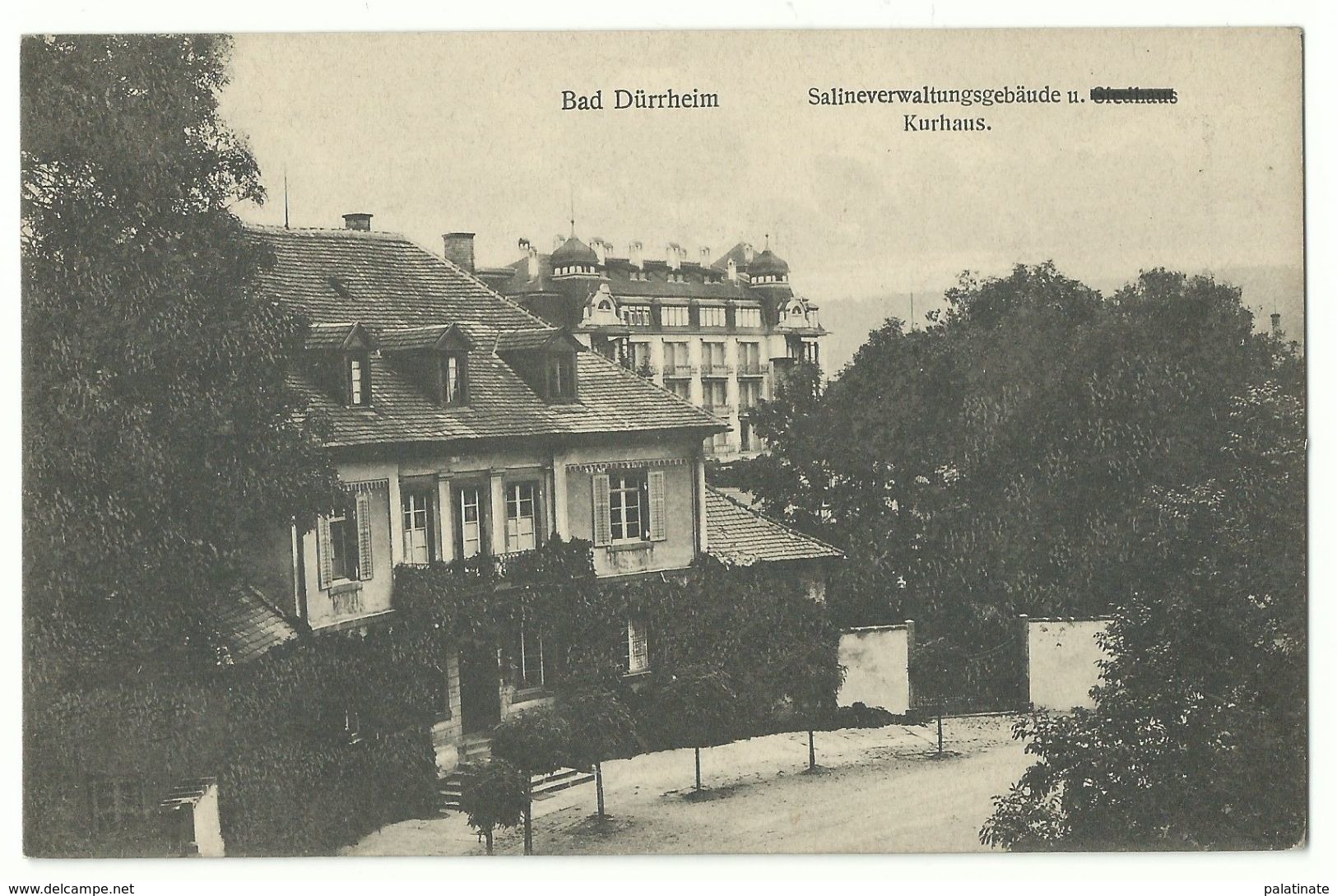 Bad Dürrheim Salineverwaltungsgebäude & Kurhaus Um 1910 - Bad Duerrheim