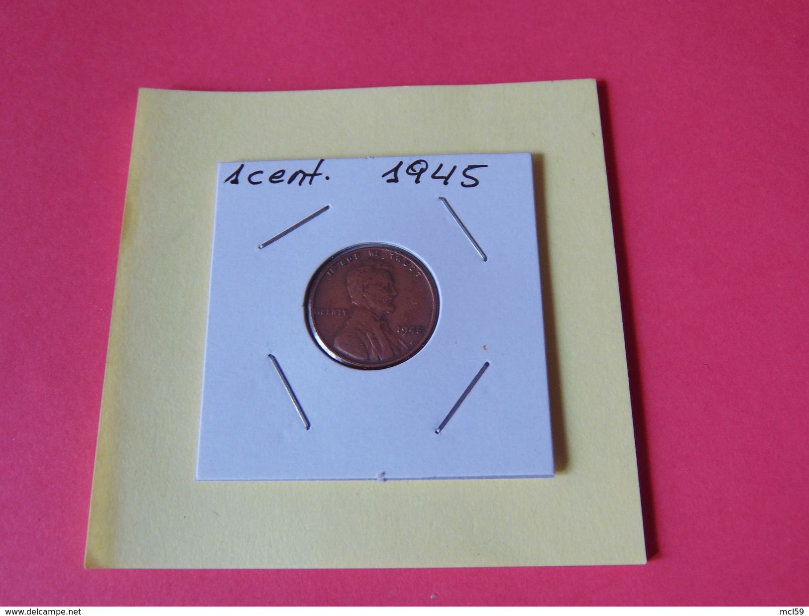 Lincoln 1945 - 1909-1958: Lincoln, Wheat Ears Reverse