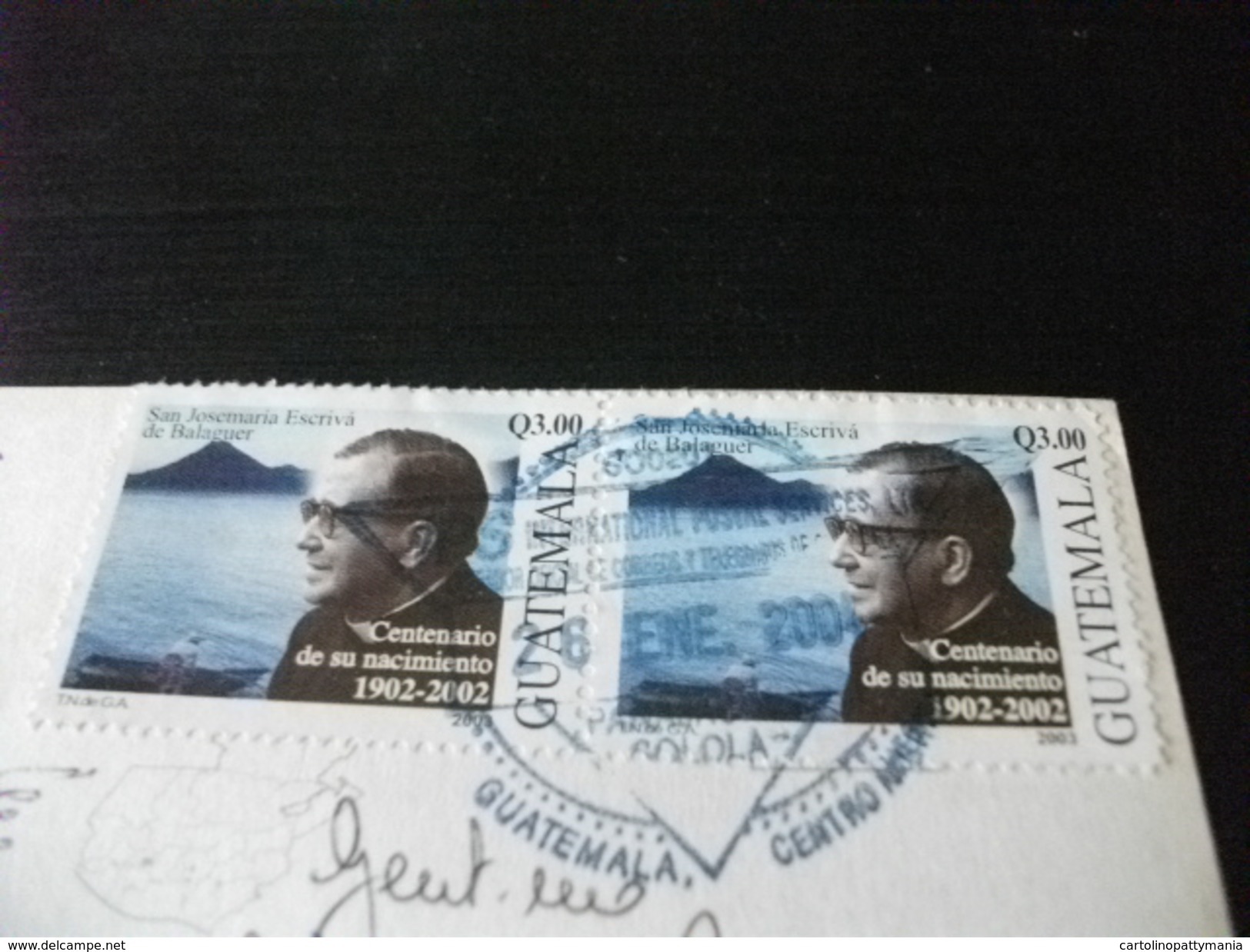 STORIA POSTALE FRANCOBOLLO COMMEMORATIVO  GUATEMALA CUPULAS EN MEDIO DE LA SELVA PAPPAGALLO VEDUTE - Guatemala