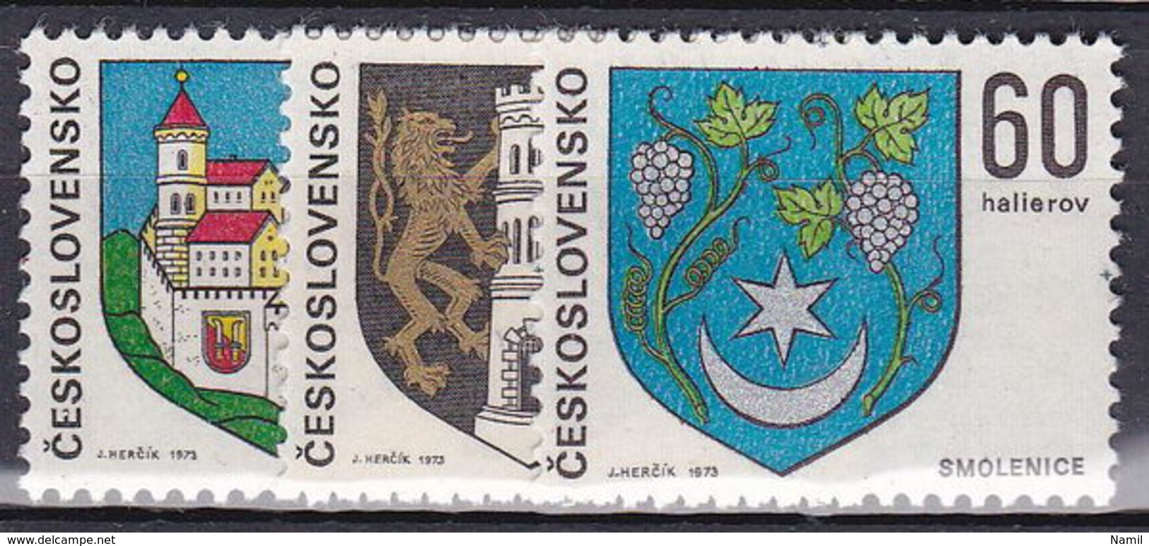 ** Tchécoslovaquie 1973 Mi 2144-6 (Yv 1989-91), (MNH) - Ungebraucht