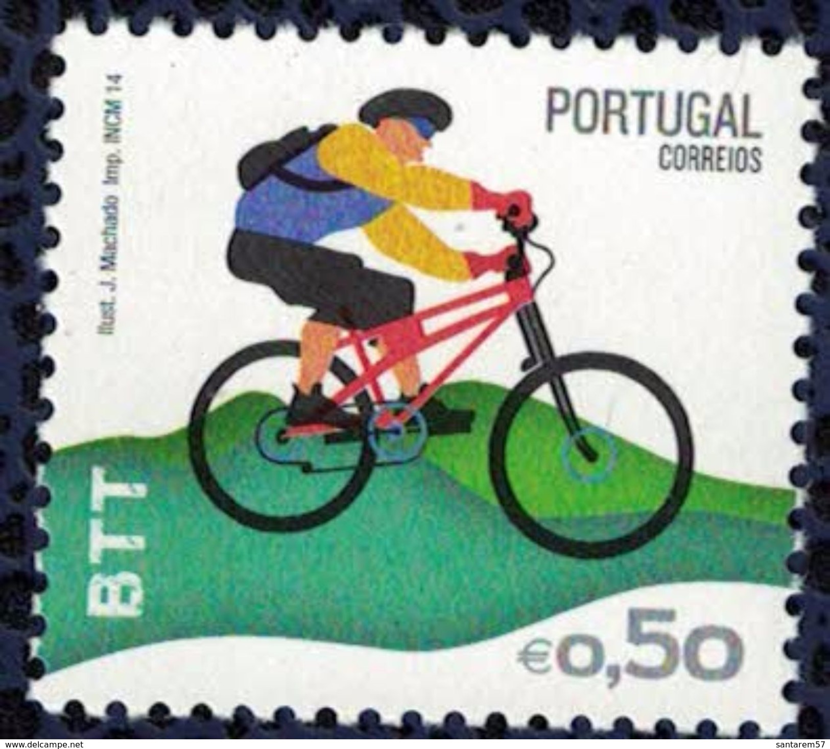 Portugal 2014 Avec Gomme Sports Extrêmes Vélo VTT - Nuovi