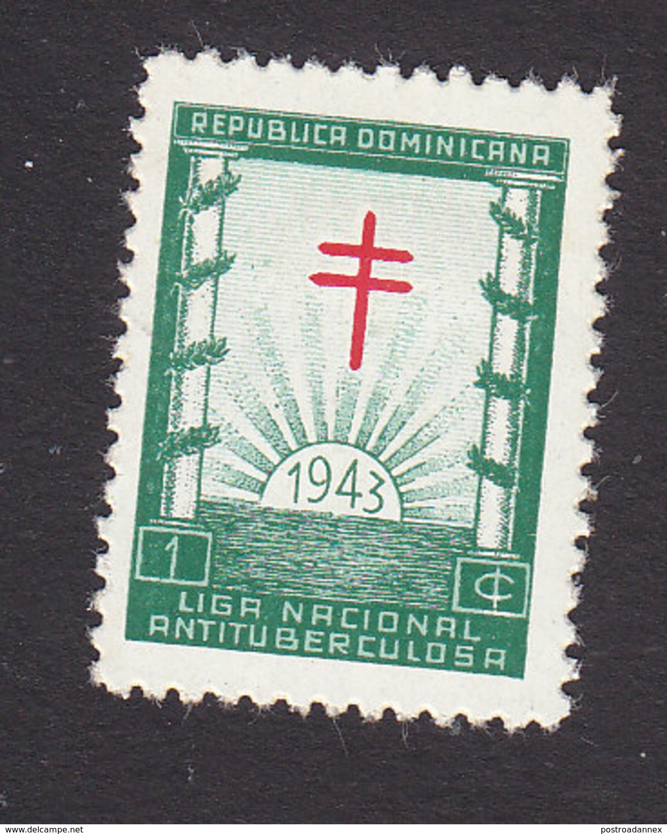 Dominican Republic, Scott #RA, Mint Hinged, Anti-tuberculosis, Issued 1942 - Dominican Republic