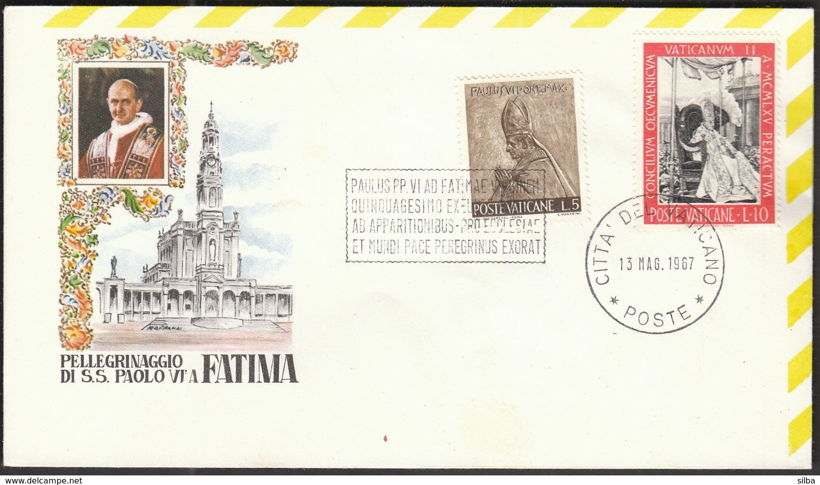 Vatican 1967 / Pope Paul VI Visit Fatima / Church - Papi