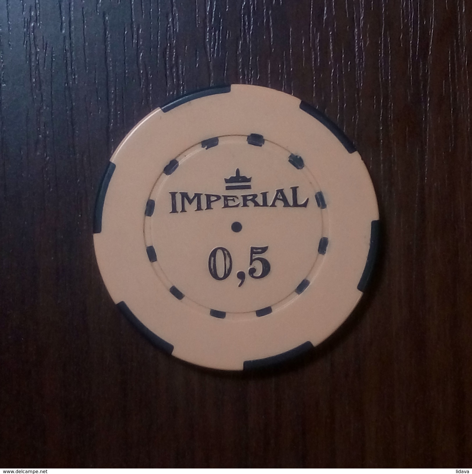 Casino CHIP IMPERIAL Poker Club Kyiv UKRAINE FISH FICHES CHIPS JETON TOKEN - Casino Cards