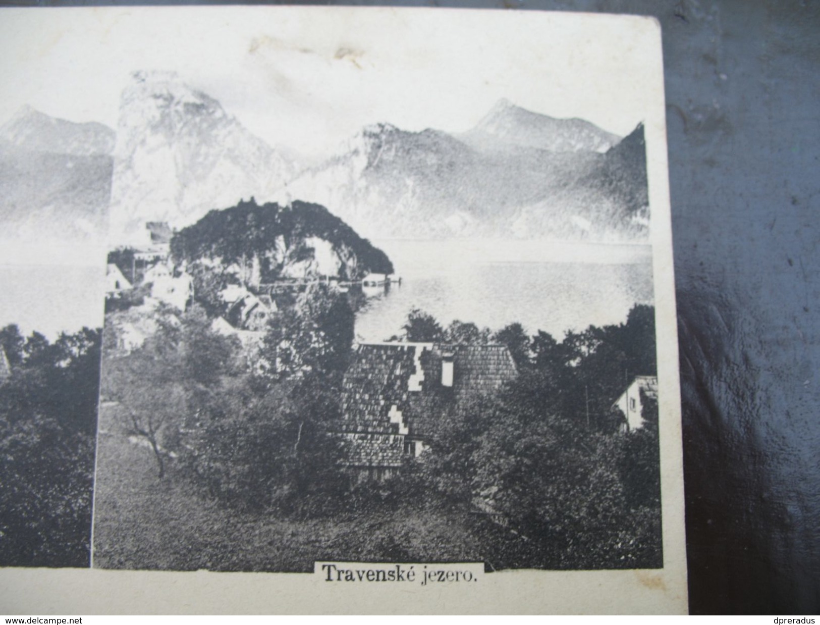 Austria Traunsee Travenske Jezero Stereo Postcard Cca. 1900. - Traun