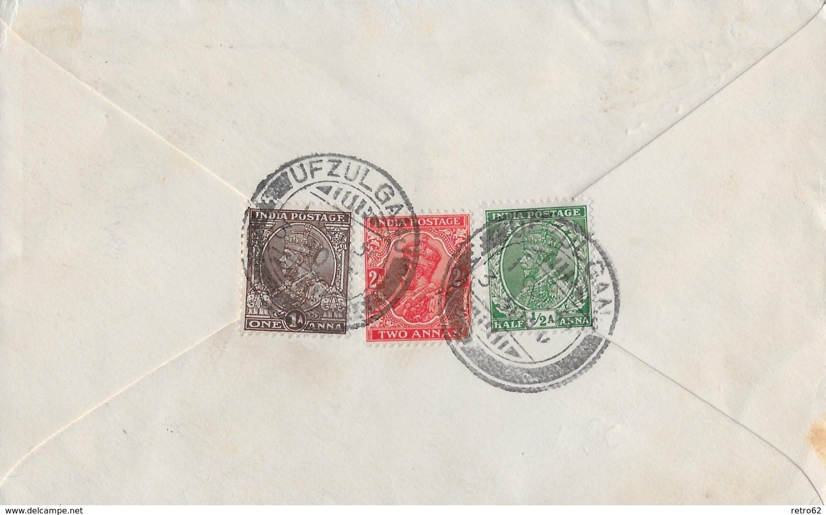INDIA POSTAGE  &rarr; Air Mail Letter From Ufzulganj To Zürich Switzerland 1930   &#x25BA;RRR&#x25C4; - Poste Aérienne