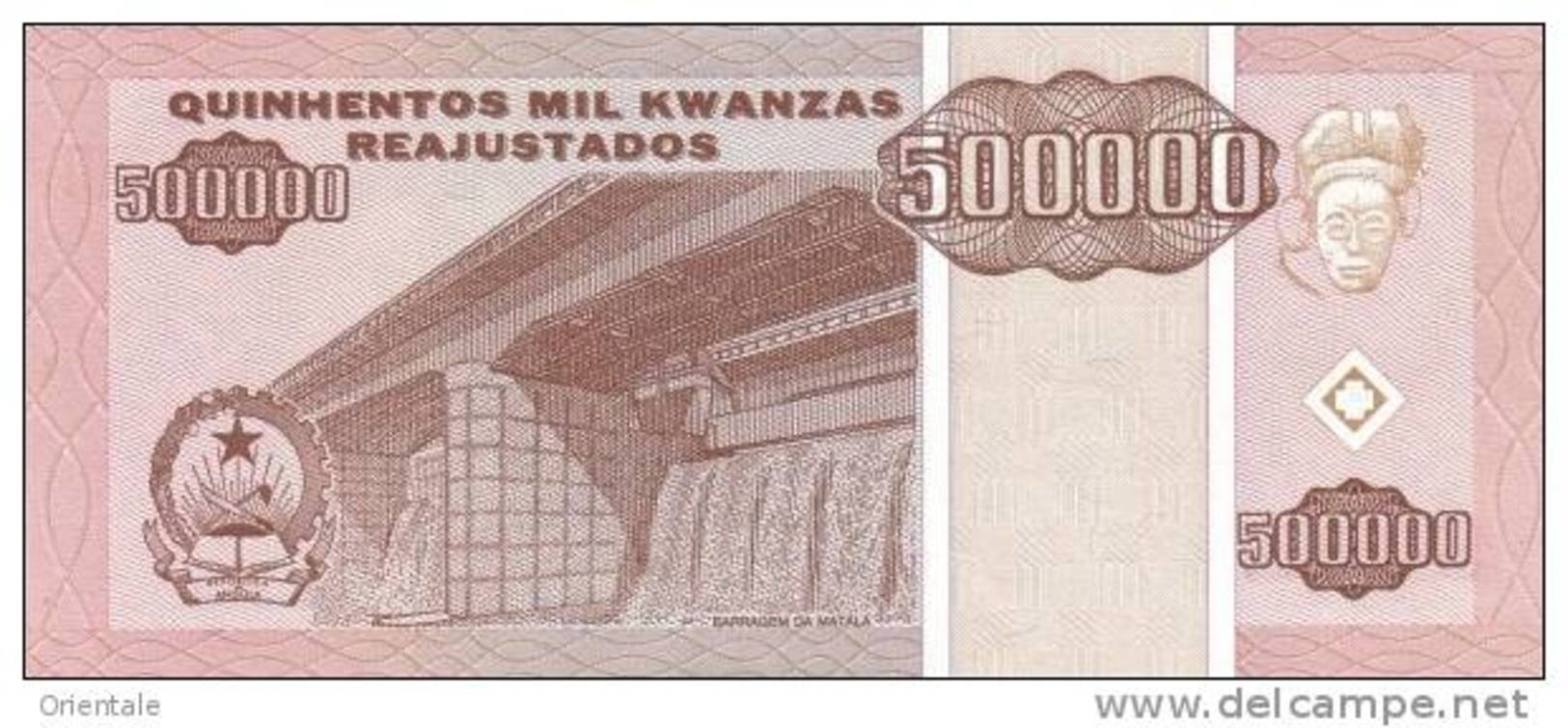 ANGOLA P. 140 500000 K 1995 UNC - Angola