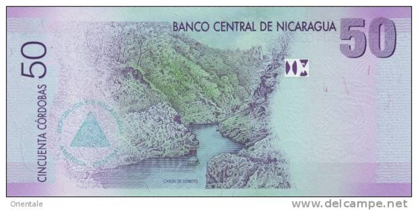 NICARAGUA P. 203 50 C 2007 UNC - Nicaragua