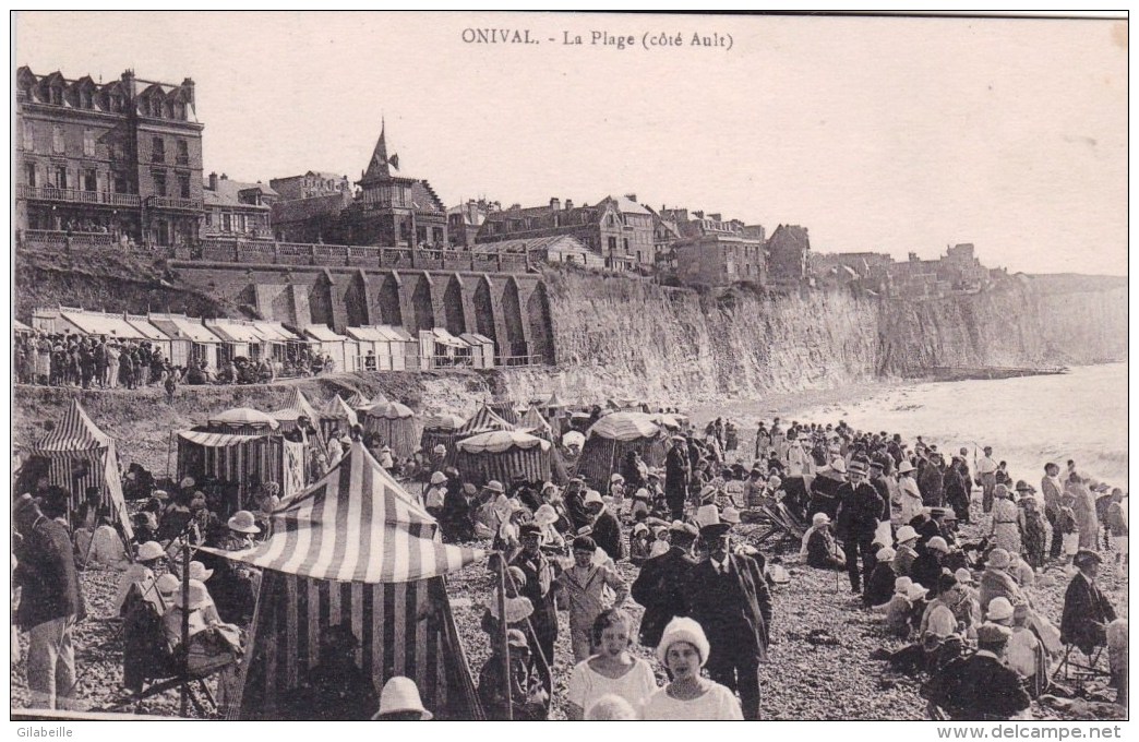 80 - ONIVAL -  La Plage ( Coté Ault ) - Onival