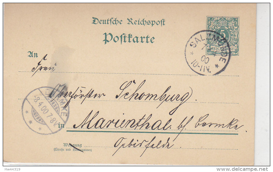 GS Aus SALZMÜNDE 7.4.00 - Briefe U. Dokumente