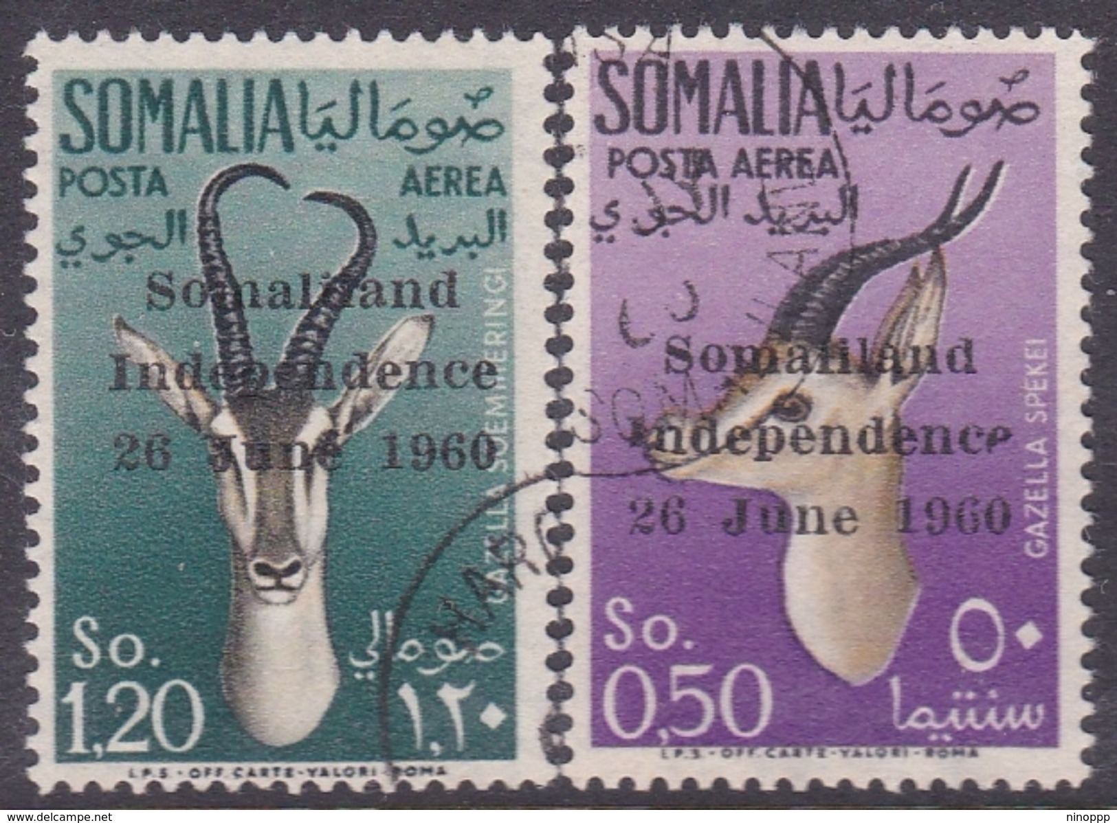 Somalia Scott C 68-691960 Independence Animals, Used - Somalie (AFIS)