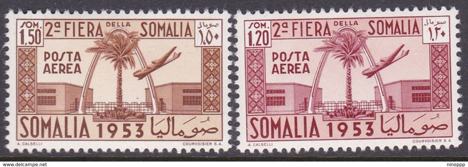 Somalia Scott C30-31 1953 2nd Somali Fair, Mint Never Hinged - Somalie (AFIS)