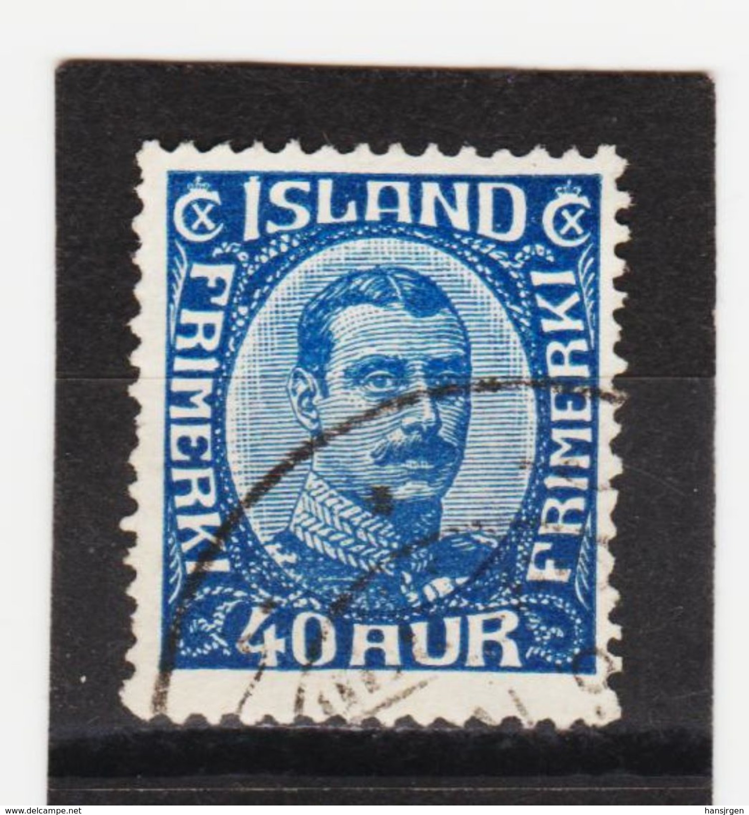 MAG1407  ISLAND 1921  Michl  103 Used / Gestempelt  ZÄHNUNG Siehe ABBILDUNG - Used Stamps