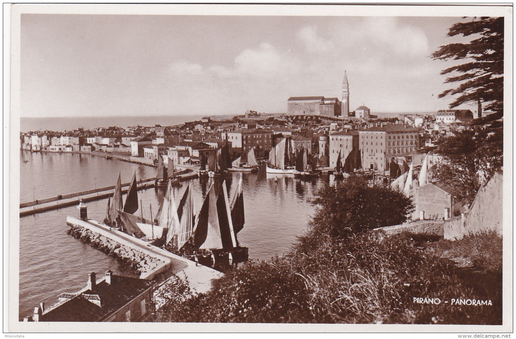 Pirano - Panorama * Juli 1935 - Slovénie