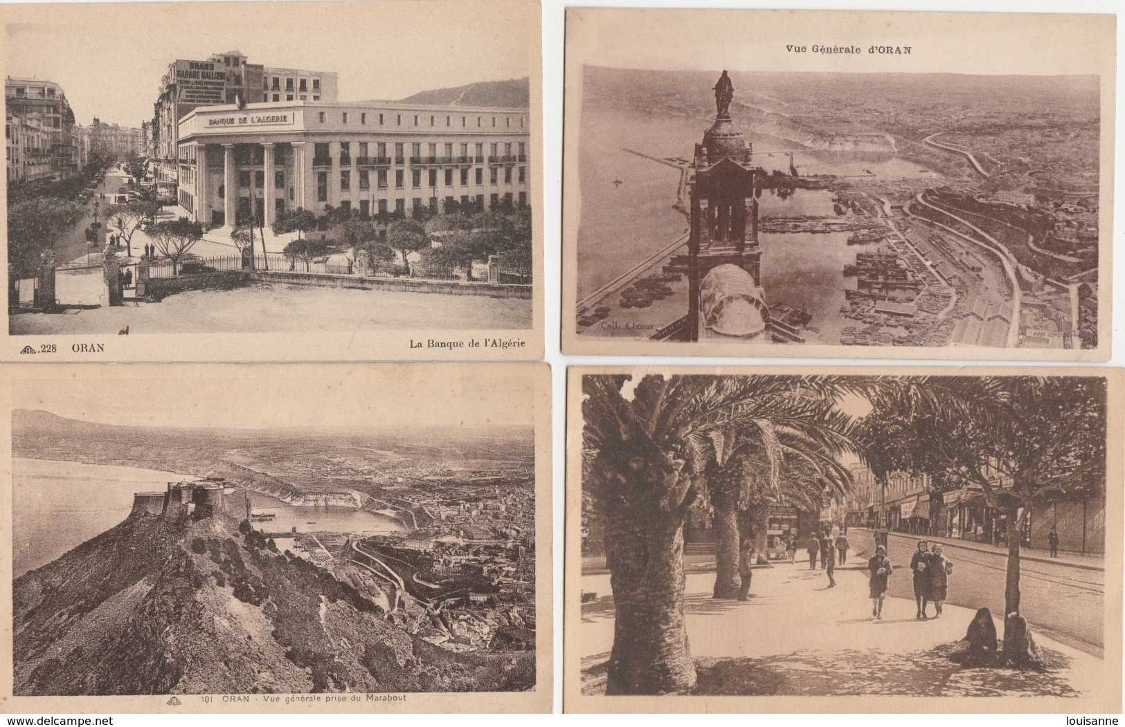 17 / 9 / 267    LOT  DE  10  CPA  D' ORAN  Toutes Scanées - 5 - 99 Postcards