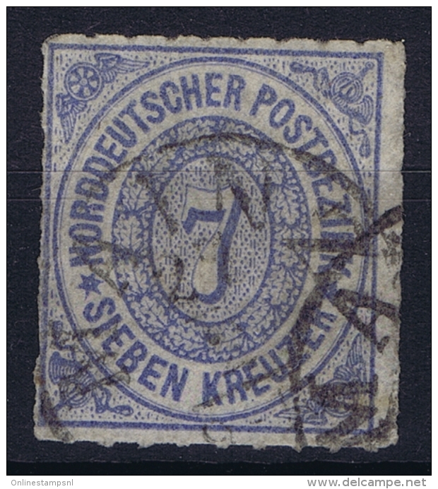 Norddeutscher Postbezirk  Mi Nr 10  Obl./Gestempelt/used - Gebraucht