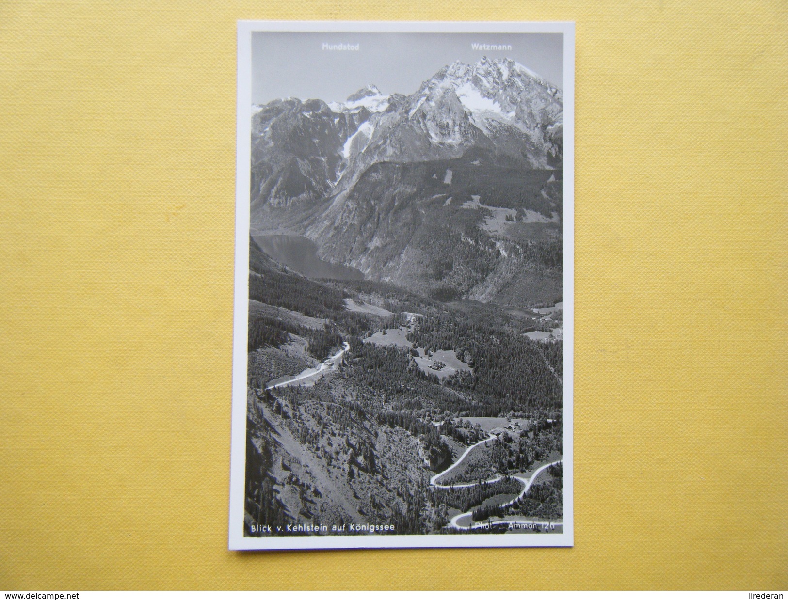 BERCHTESGADEN. Kehlstein Auf Königsee. Vue Sur Le Hundstod Et Le Watzmann. - Berchtesgaden