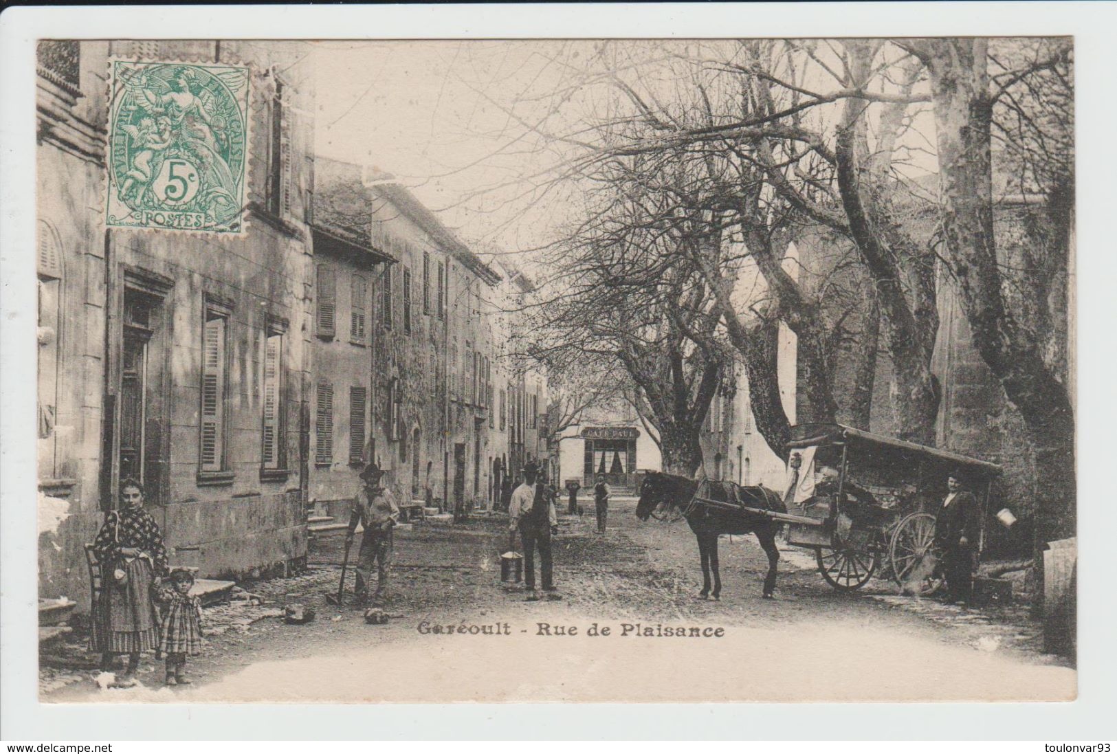 GAREOULT - VAR - RUE DE PLAISANCE - MARCHAND AMBULANT - Other & Unclassified