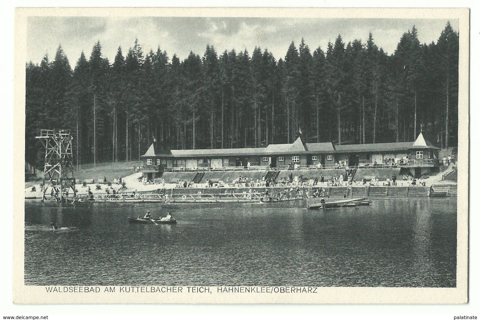 Hahnenklee/Oberharz Waldseebad Am Kuttelbacher Teich Um 1930 - Oberharz