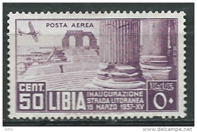 Libye Italienne  - Aérien   Yvert N° 6 (*)   - Cw28332 - Libyen