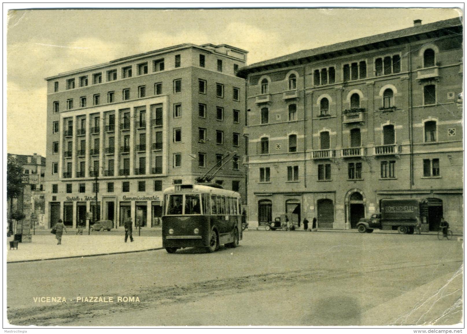 VICENZA  Piazzale Roma  Filobus  Corriere Domenichelli - Vicenza