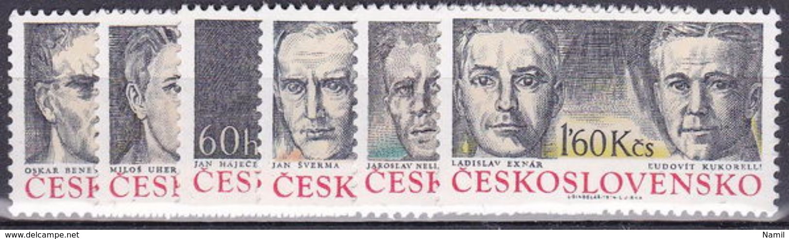 ** Tchécoslovaquie 1974 Mi 2189-94 (Yv 2029-34), (MNH) - Ungebraucht