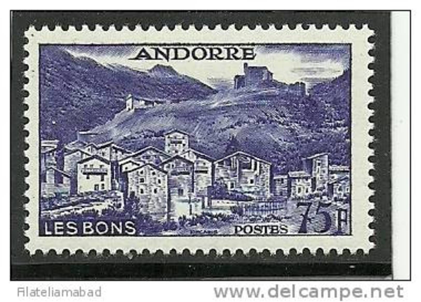 ANDORRA- ESTE SELLO O UNO SIMILAR EN NUEVO +++ SIN  FIJASELLOS. YVERT Nº 153 - Unused Stamps