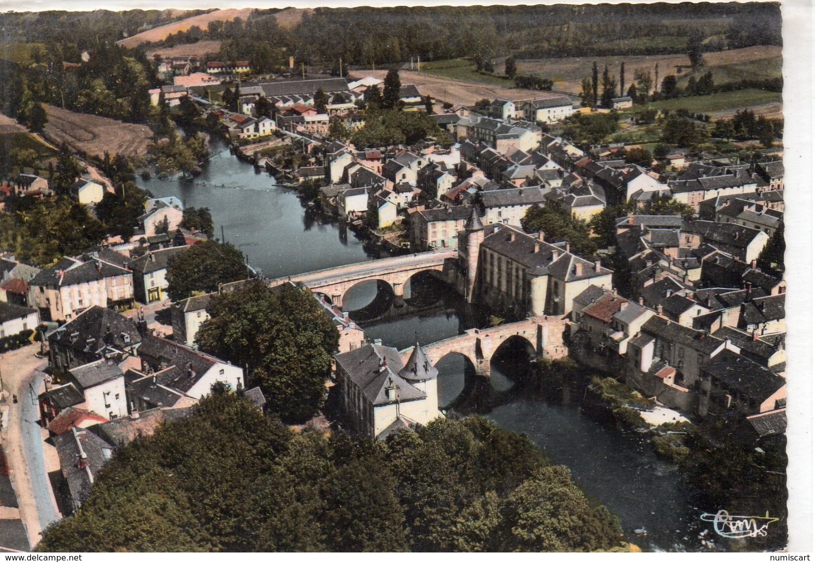 Brassac-sur-l'Agout Belle Vue Aérienne Du Village - Brassac