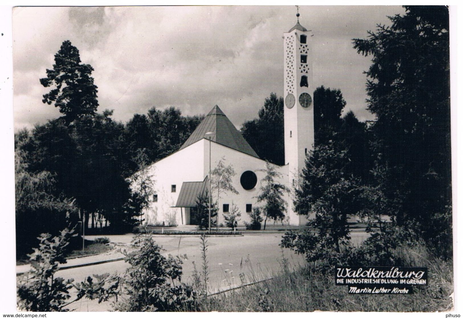 D-7783    WALDKRAIBURG : Martin Luther Kirche - Muehldorf