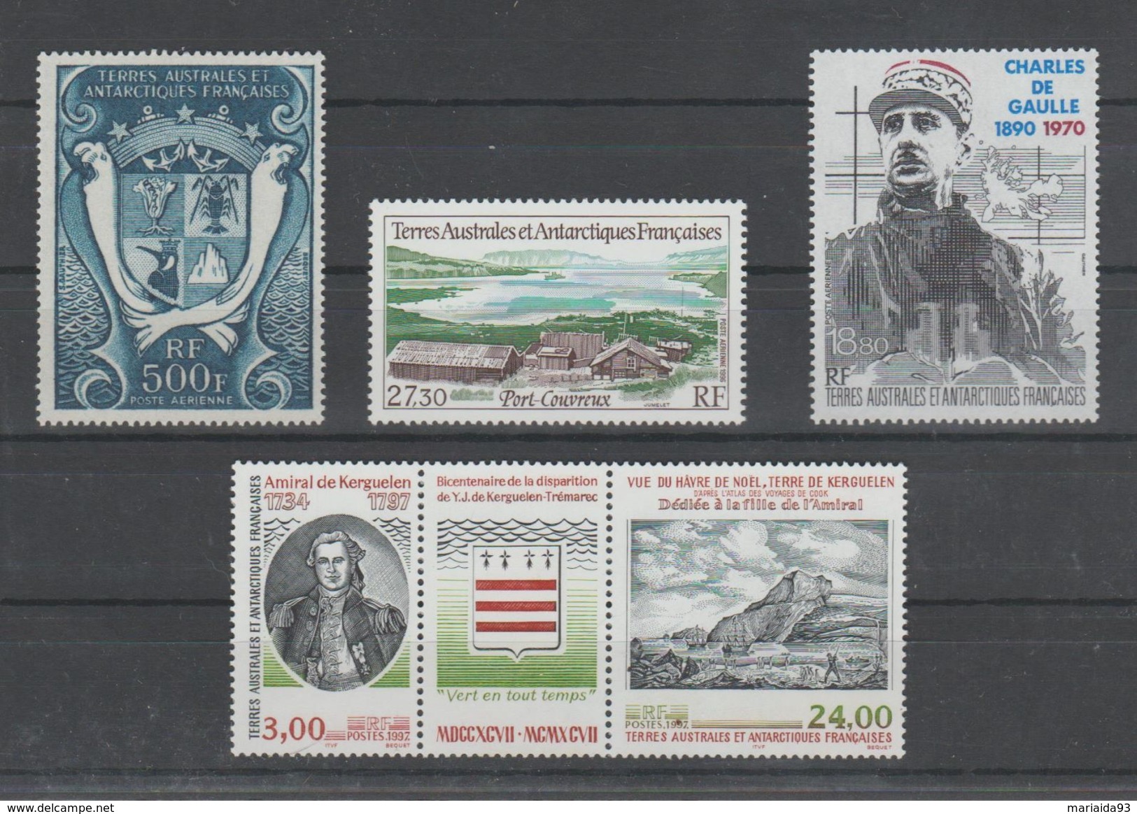 TAAF - FSAT - TERRES AUSTRALES ET ANTARCTIQUES FRANCAISES - LOT DE TIMBRES NEUFS AVEC GOMME INATACTE - MNH ** - Lots & Serien