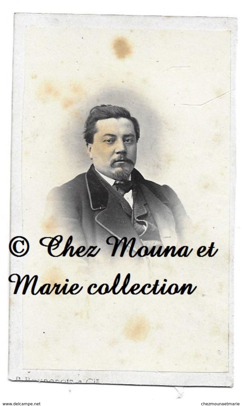 CHALON SUR SAONE - HOMME M. MOIROUD - SAONE ET LOIRE - CDV PHOTO - FAMILLE GENEALOGIE - Anciennes (Av. 1900)