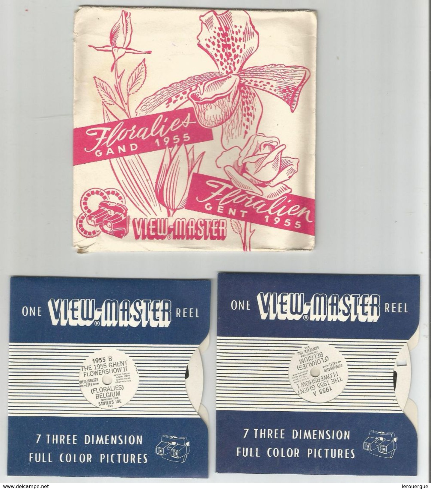 VIEW - MASTER : BELGIQUE , BELGIUM  : GAND , FLORALIES 1955 , GENT FLORALIEN - Diapositives (slides)