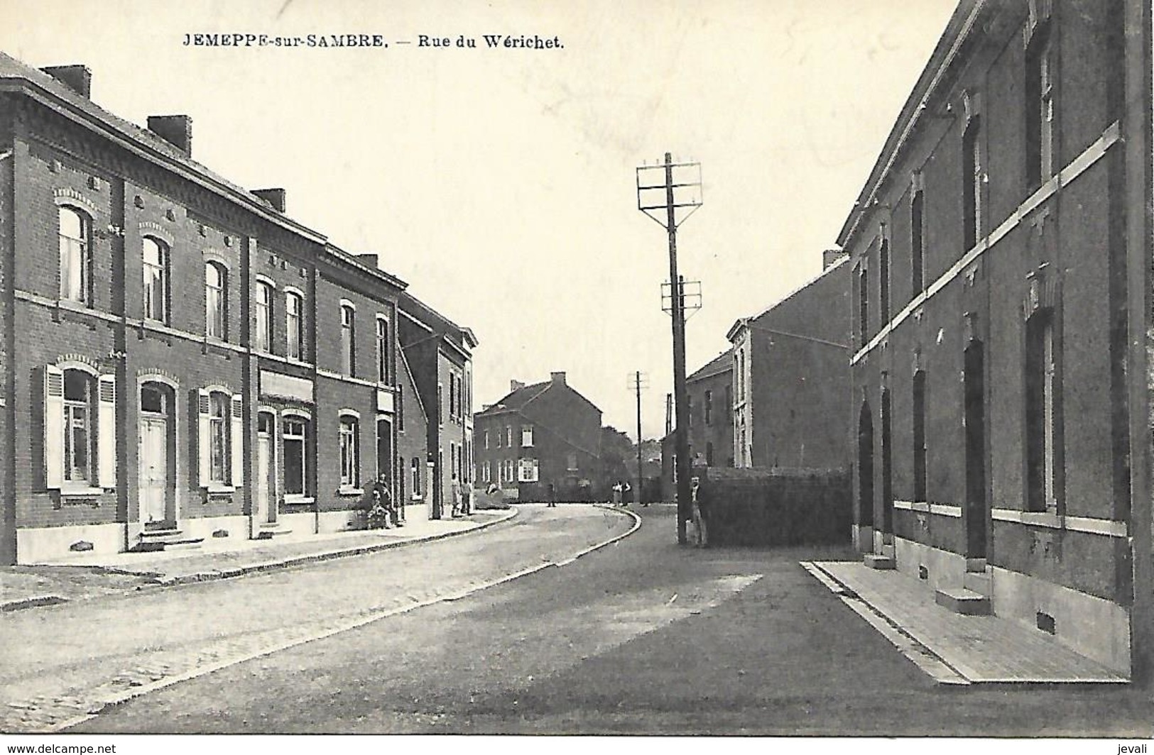 CPA / AK / PK   -  JEMEPPE-SUR-SAMBRE  Rue Du Wérichet - Jemeppe-sur-Sambre