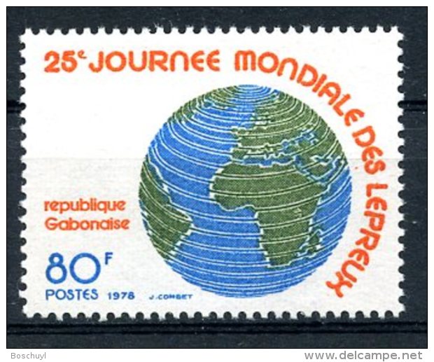 Gabon, 1978, World Leprosy Day, WHO, United Nations, MNH, Michel 650 - Gabon (1960-...)