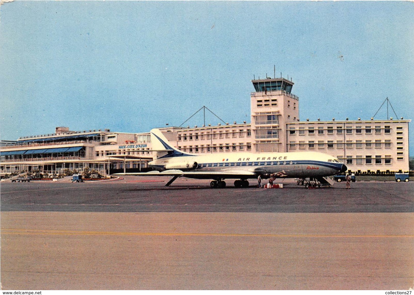 06-NICE- LA CARAVELLE ET L'AEROPORT DE NICE CÔTE D'AZUR - Luchtvaart - Luchthaven