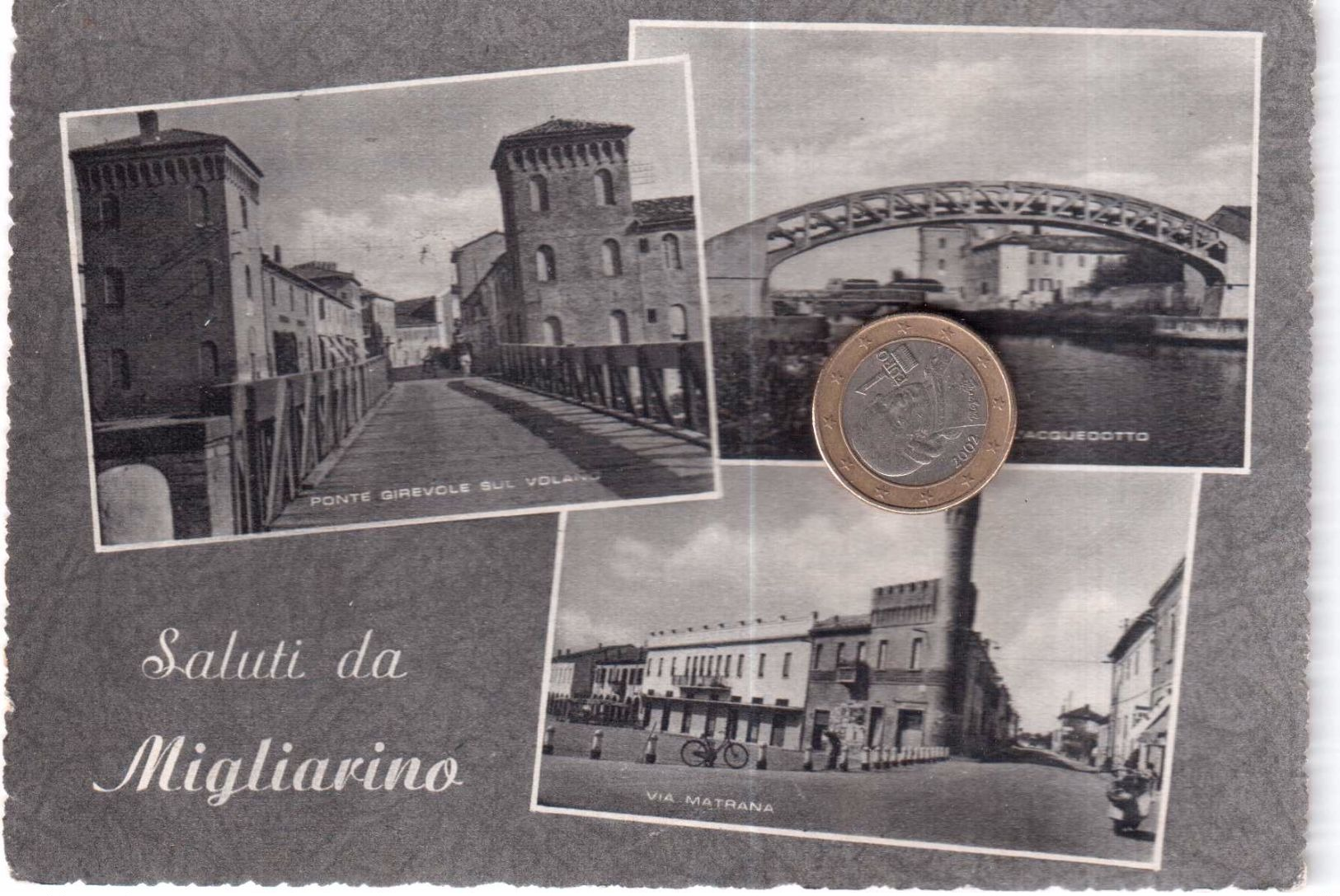 MIGLIARINO FERRARA SALUTI DA  VIAGGIATA 1959 - Ferrara