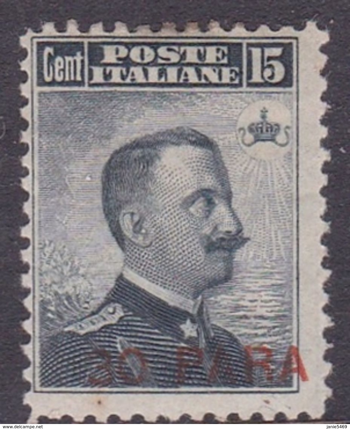 Italian Post Offices In The Levant, Costantinople S 15 1908 30 Para On 15c Grey, Mint Hinged - Emisiones Generales