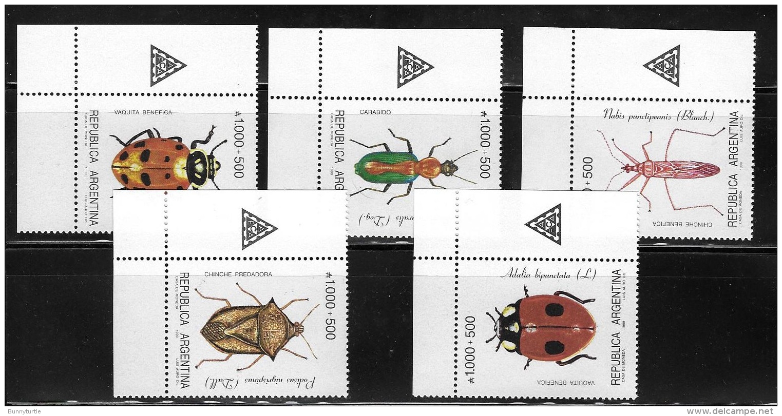 Argentina 1990 Insects MNH - Neufs