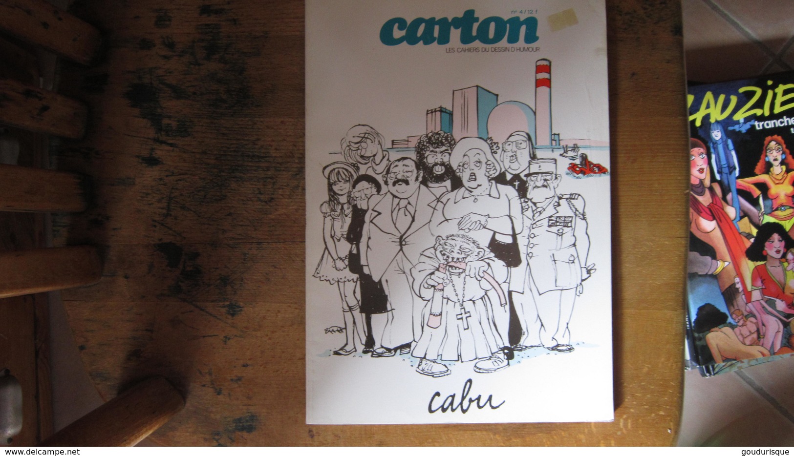 EO CARTON N°4 LES CAHIERS DU DESSIN D'HUMOUR  CABU   GLENAT - Cabu