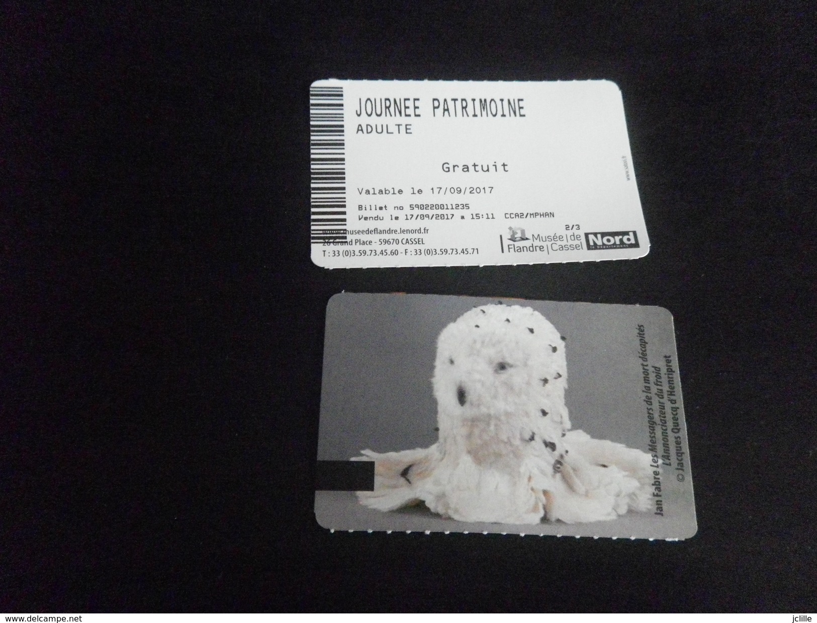 Ticket De MUSEE - CASSEL - Tickets - Vouchers
