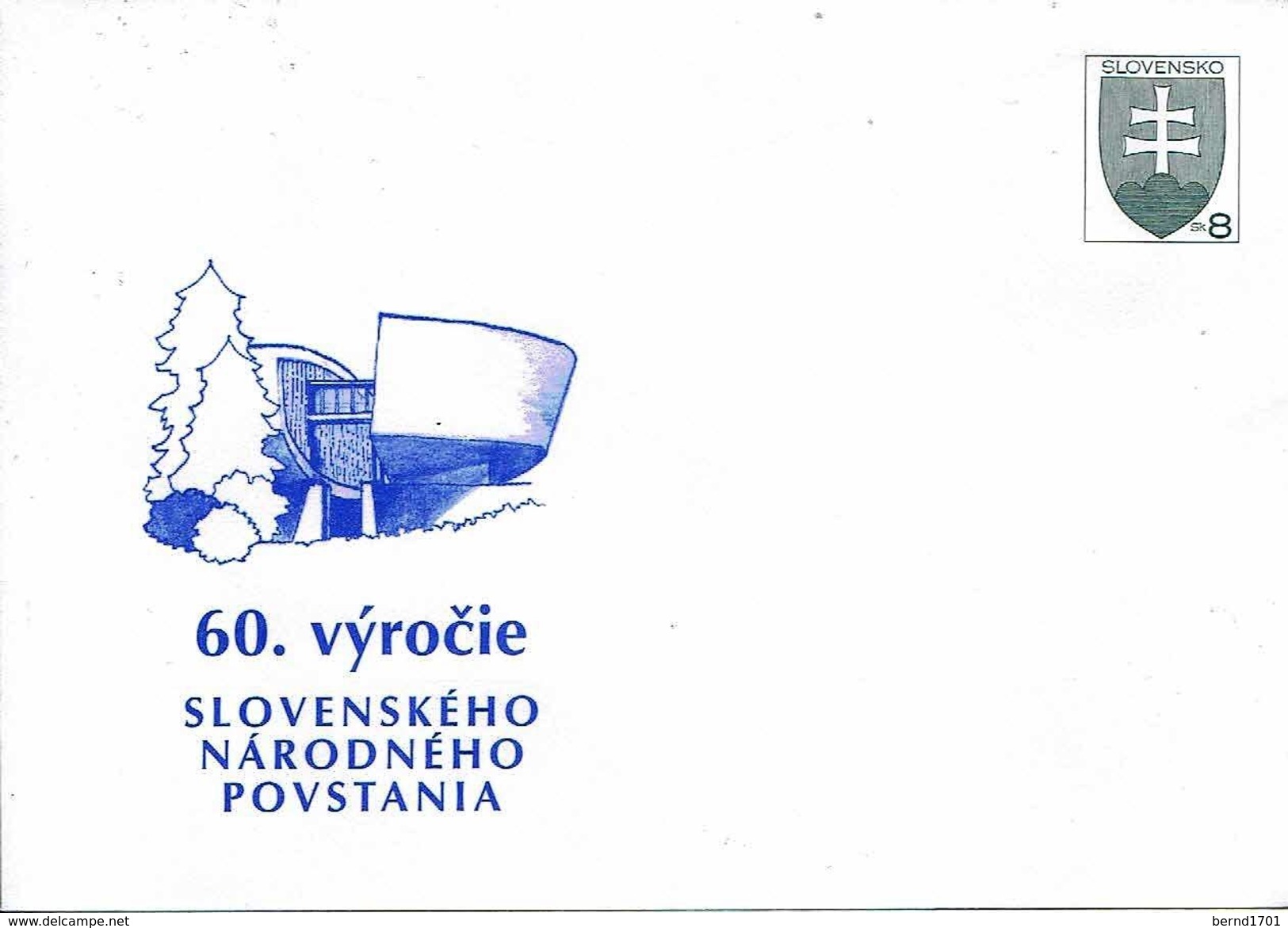 Slowakische Rep. / Slovakia - Ganzsache Umschlag Ungebraucht / Cover Mint (O980) - Enveloppes