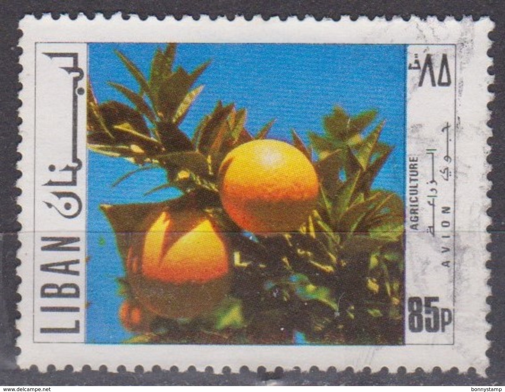 Libano, 1971 - 85p Oranges - Nr.C636 Usato° - Libano