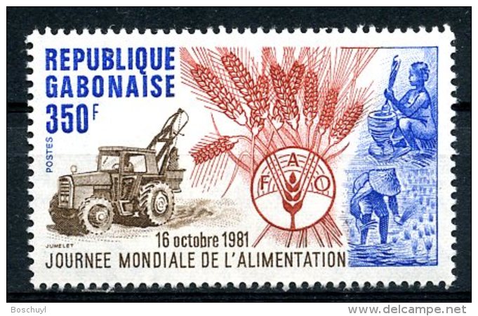 Gabon, 1981, World Food Day, FAO, Food And Agriculture Organization, United Nations, MNH, Michel 806 - Gabon (1960-...)