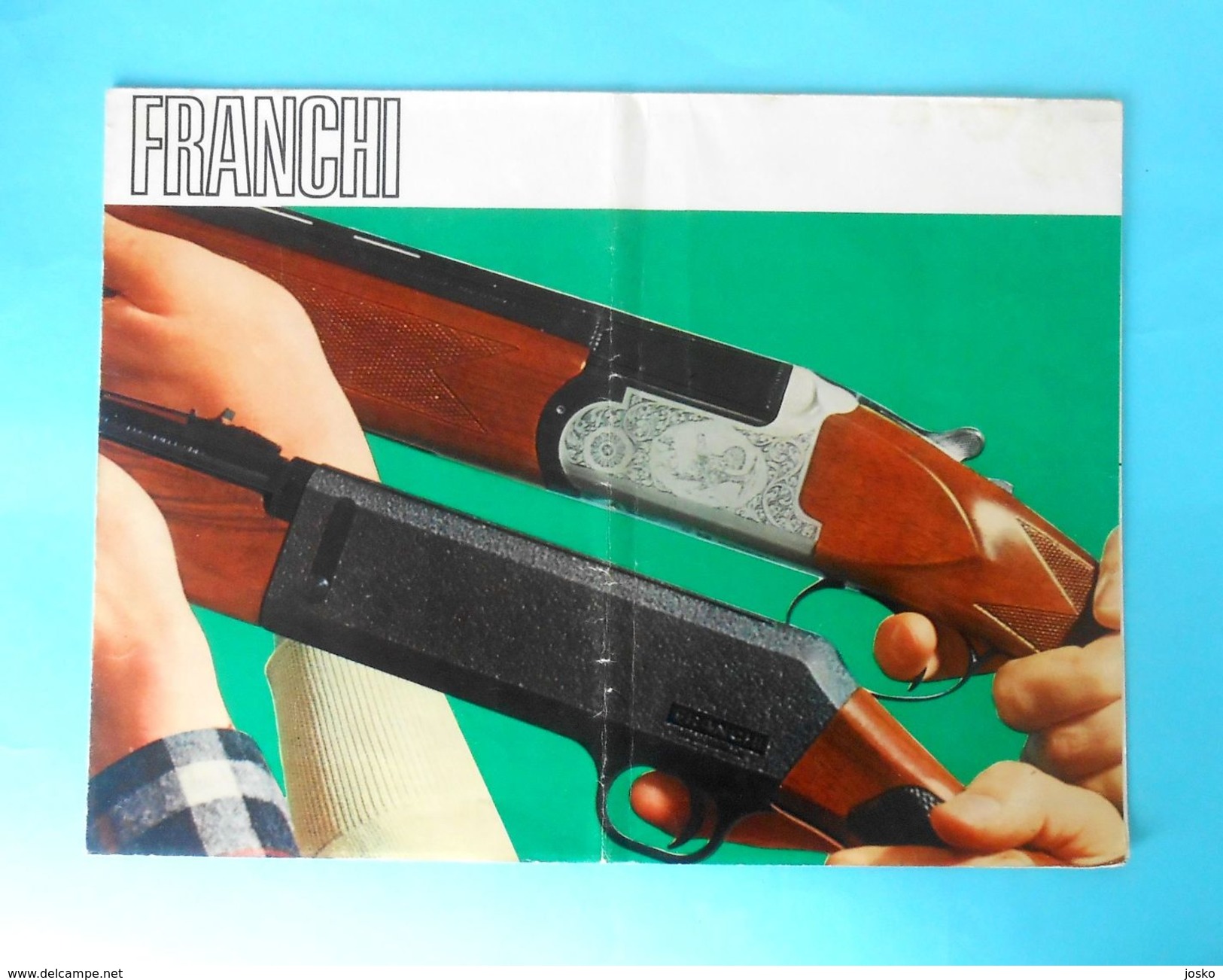 FRANCHI ( Italy ) - Falconet Shotgun & Carabine ... Yugoslav Vintage Catalogue * Chasse Jagd Caccia Caza Hunt Italia - Italie