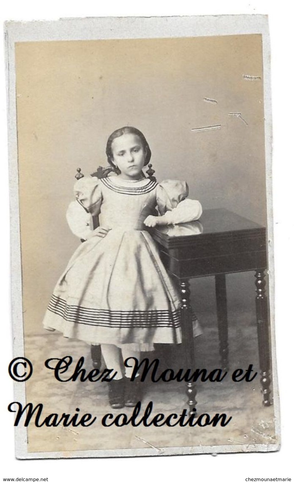 BEAUNE - MARIE CALLIER PETITE FILLE - COTE D OR - CDV PHOTO COCHEY - FAMILLE GENEALOGIE - Anciennes (Av. 1900)