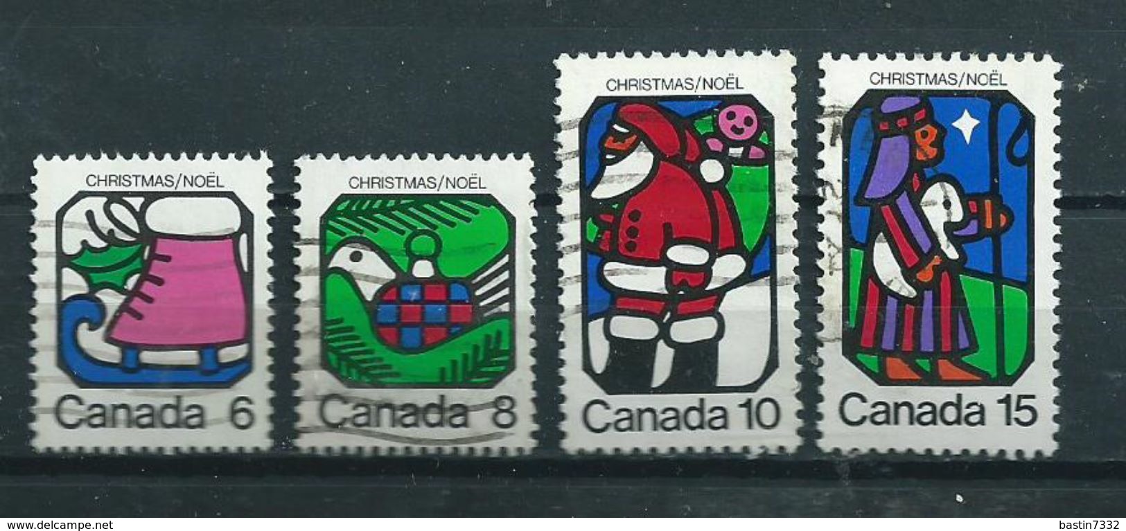 1973 Canada Complete Set Kerst,christmas,noël,weihnachten Used/gebruikt/oblitere - Gebraucht