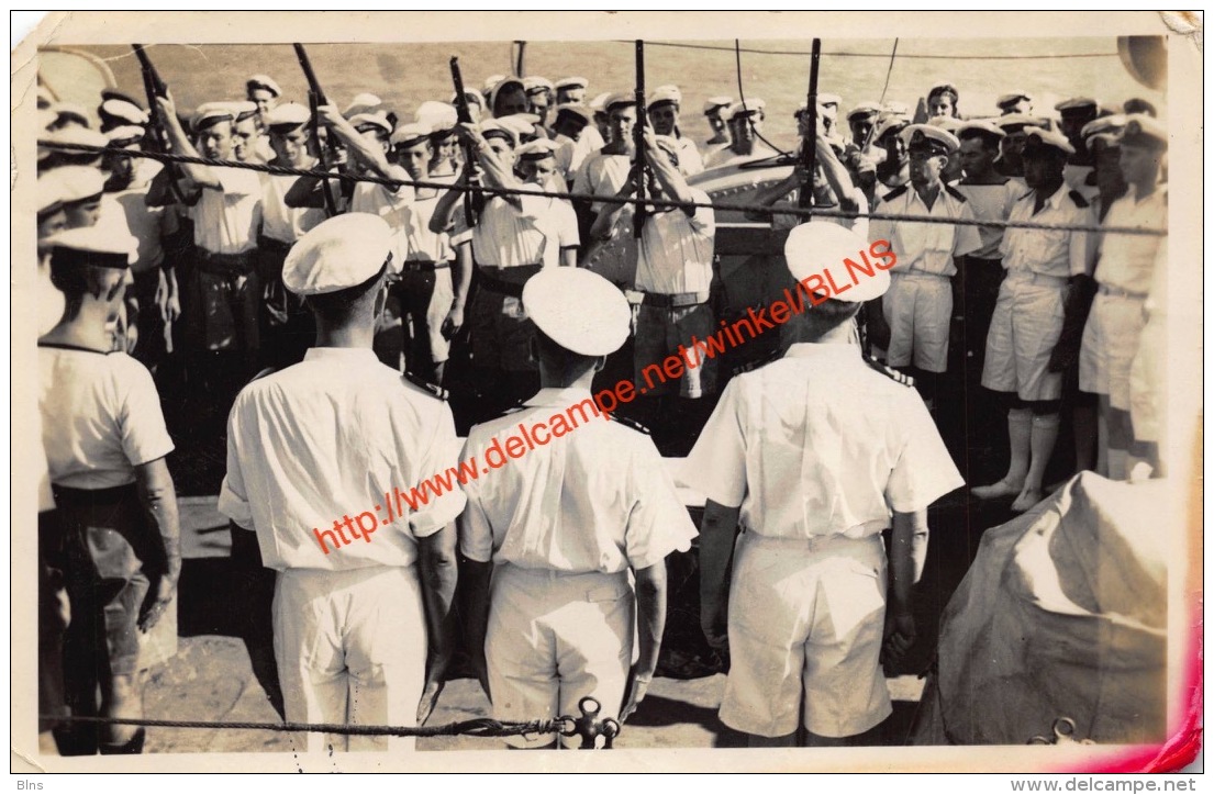 Navy Salute - Photo - Foto 6x9cm - Guerra, Militari