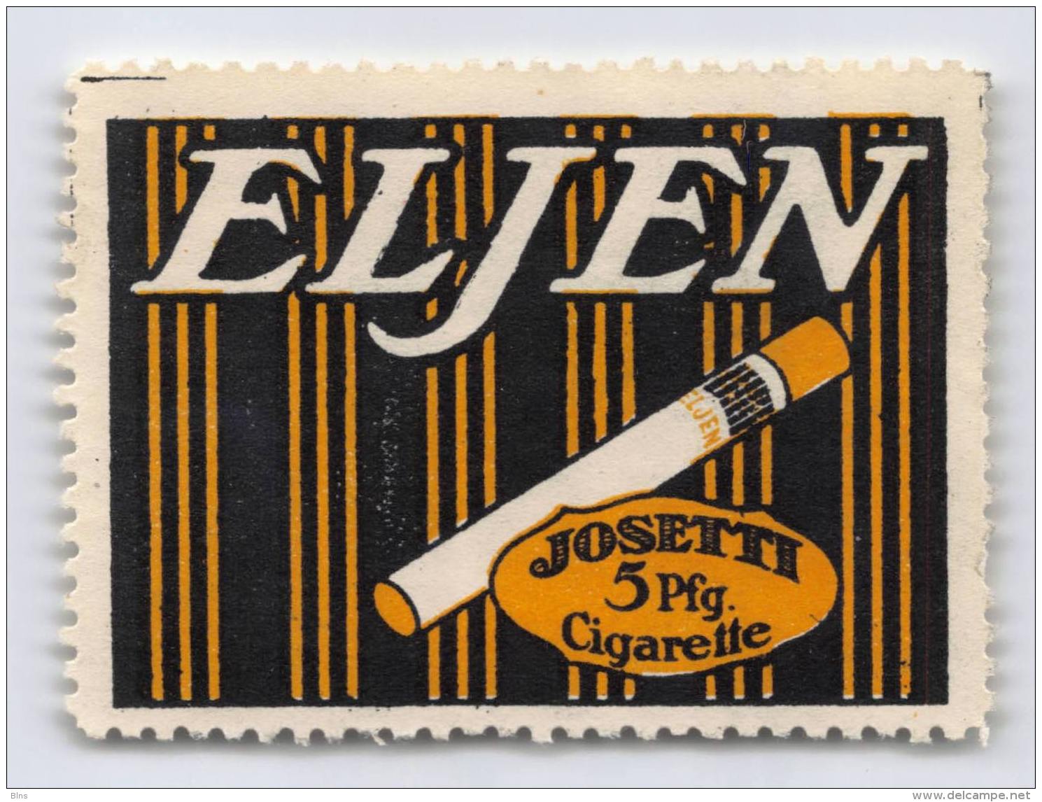 Eljen - Josetti Cigarette - Erinnophilie