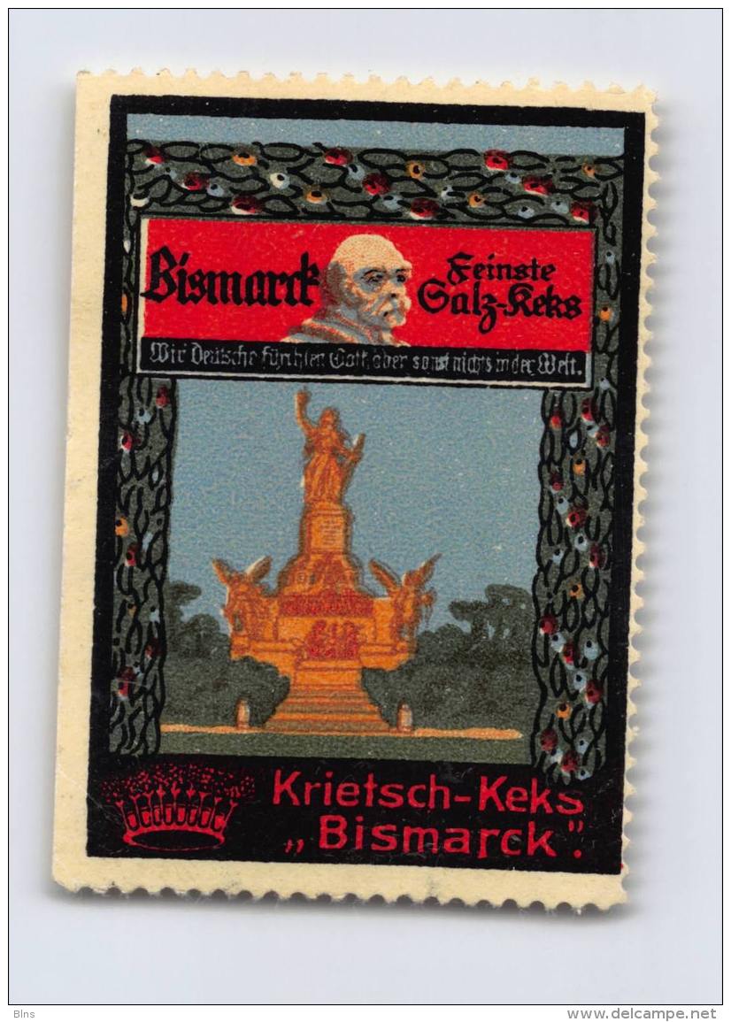 Krietsch-Keks Bismarck - Erinnophilie